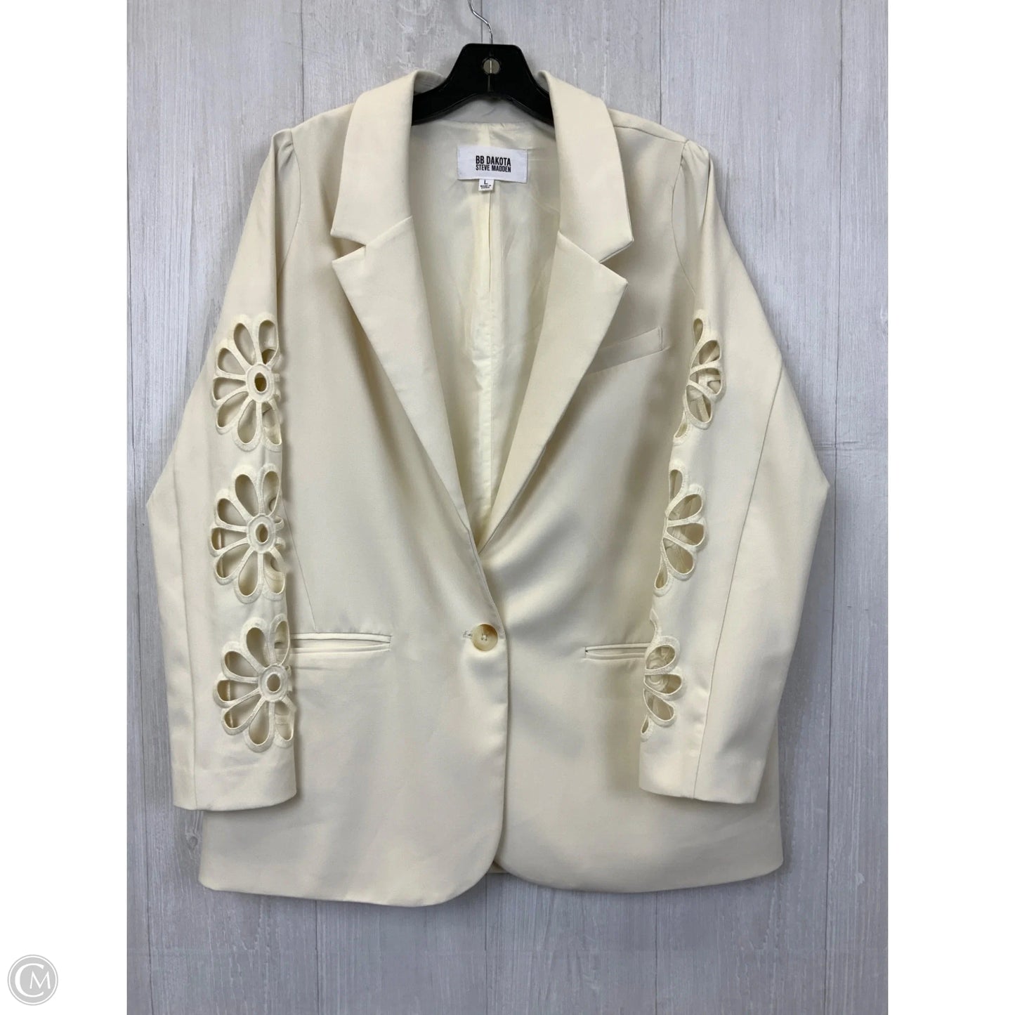 Blazer By Bb Dakota In Cream, Size: L