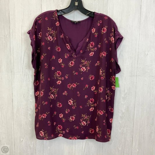 Top Sleeveless By Papermoon In Purple, Size: 1x