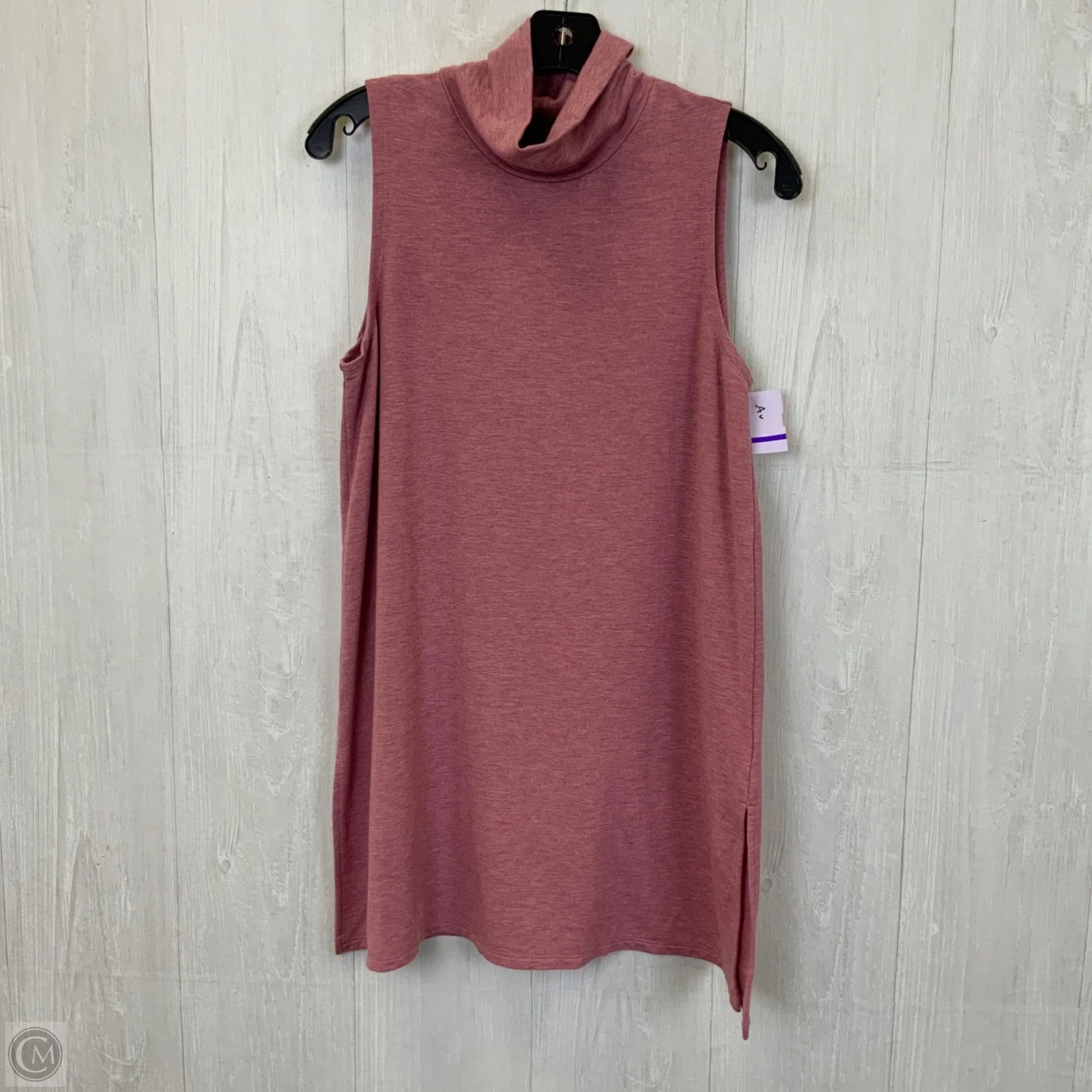 Tunic Short Sleeve By Garnet Hill In Pink, Size: S