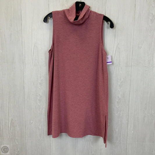 Tunic Short Sleeve By Garnet Hill In Pink, Size: S