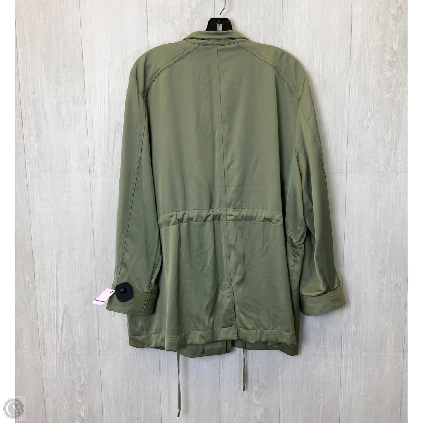 Jacket Other By Chicos In Green, Size: 2x