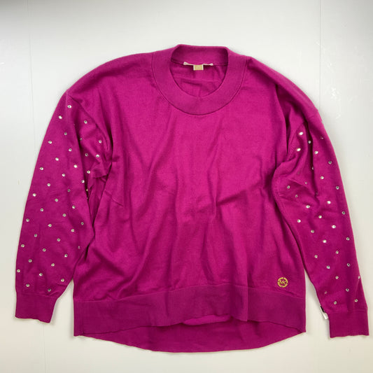 Top Long Sleeve By Michael Kors In Purple, Size: M