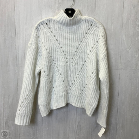 Sweater By Ana In White, Size: M
