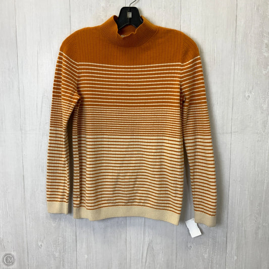 Top Long Sleeve By Loft In Orange, Size: M