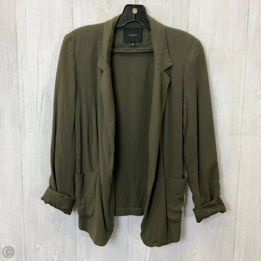 Blazer By Clothes Mentor In Green, Size: Xs