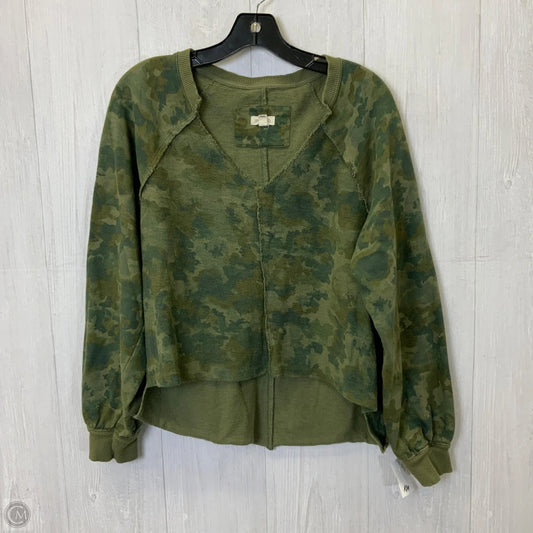 Sweatshirt Crewneck By Pilcro In Green, Size: S