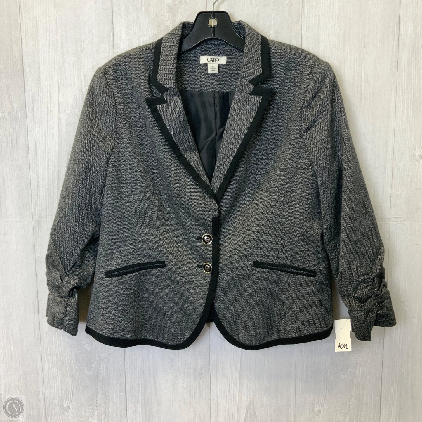Blazer By Cato In Grey, Size: M