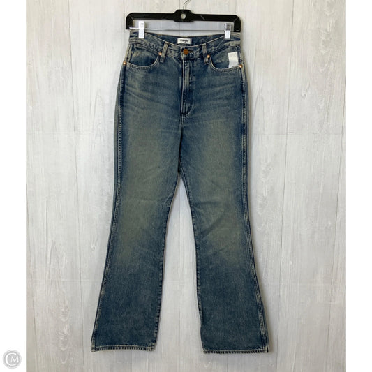 Jeans Boot Cut By Wrangler In Blue Denim, Size: 4