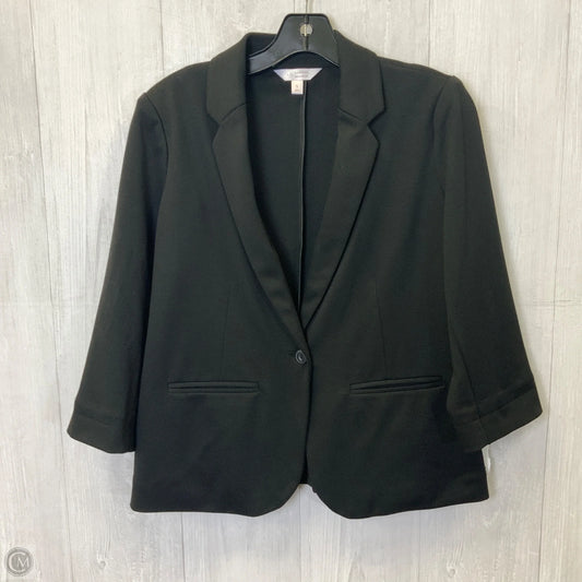 Blazer By Clothes Mentor In Black, Size: S