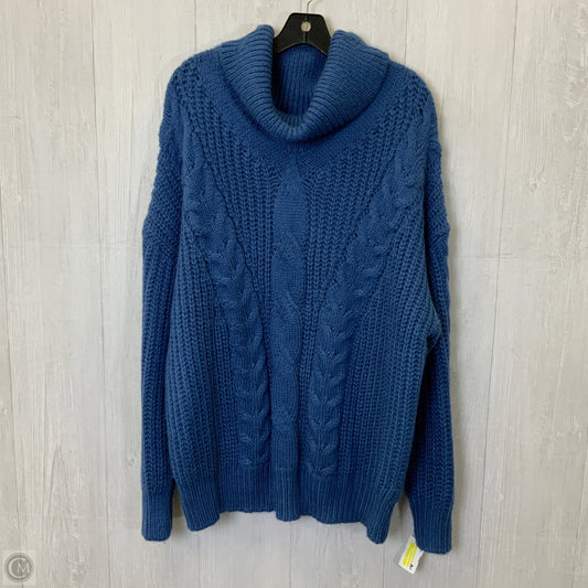 Sweater By Clothes Mentor In Blue, Size: 2x