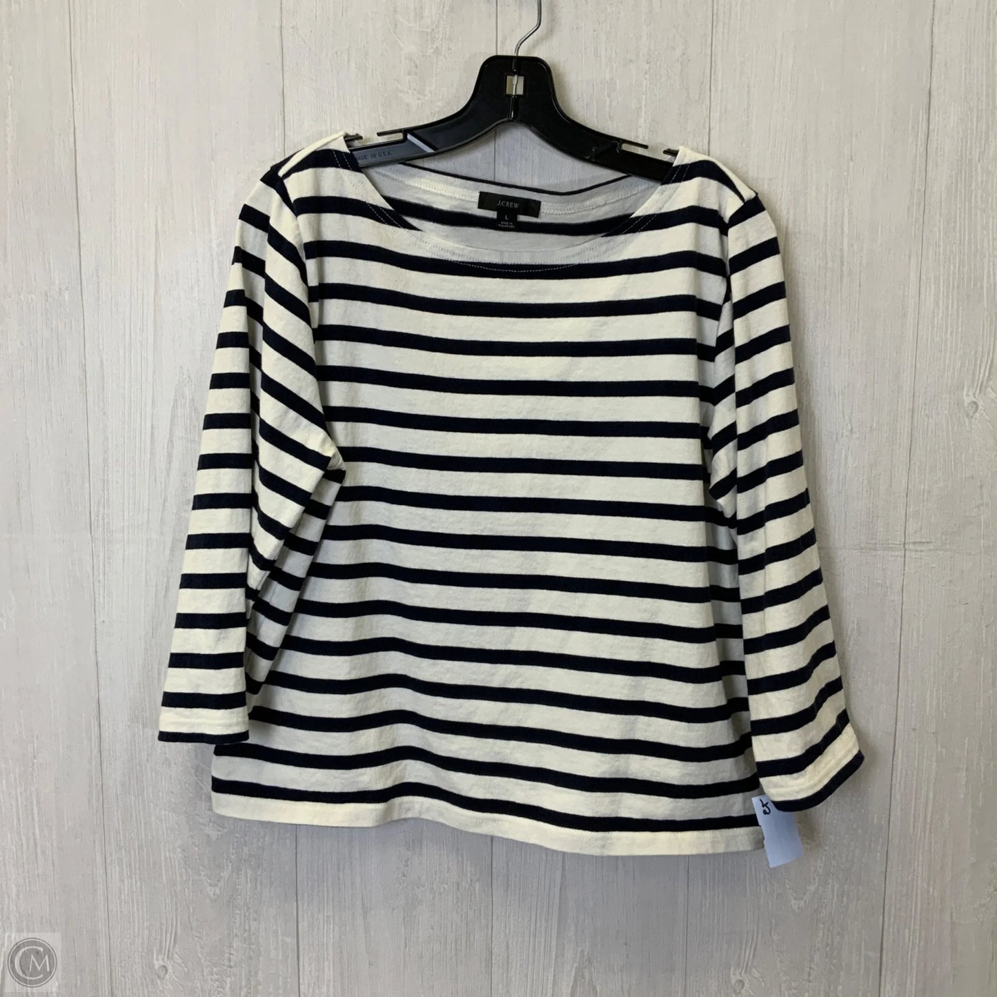 Top Long Sleeve By J. Crew In Blue, Size: L