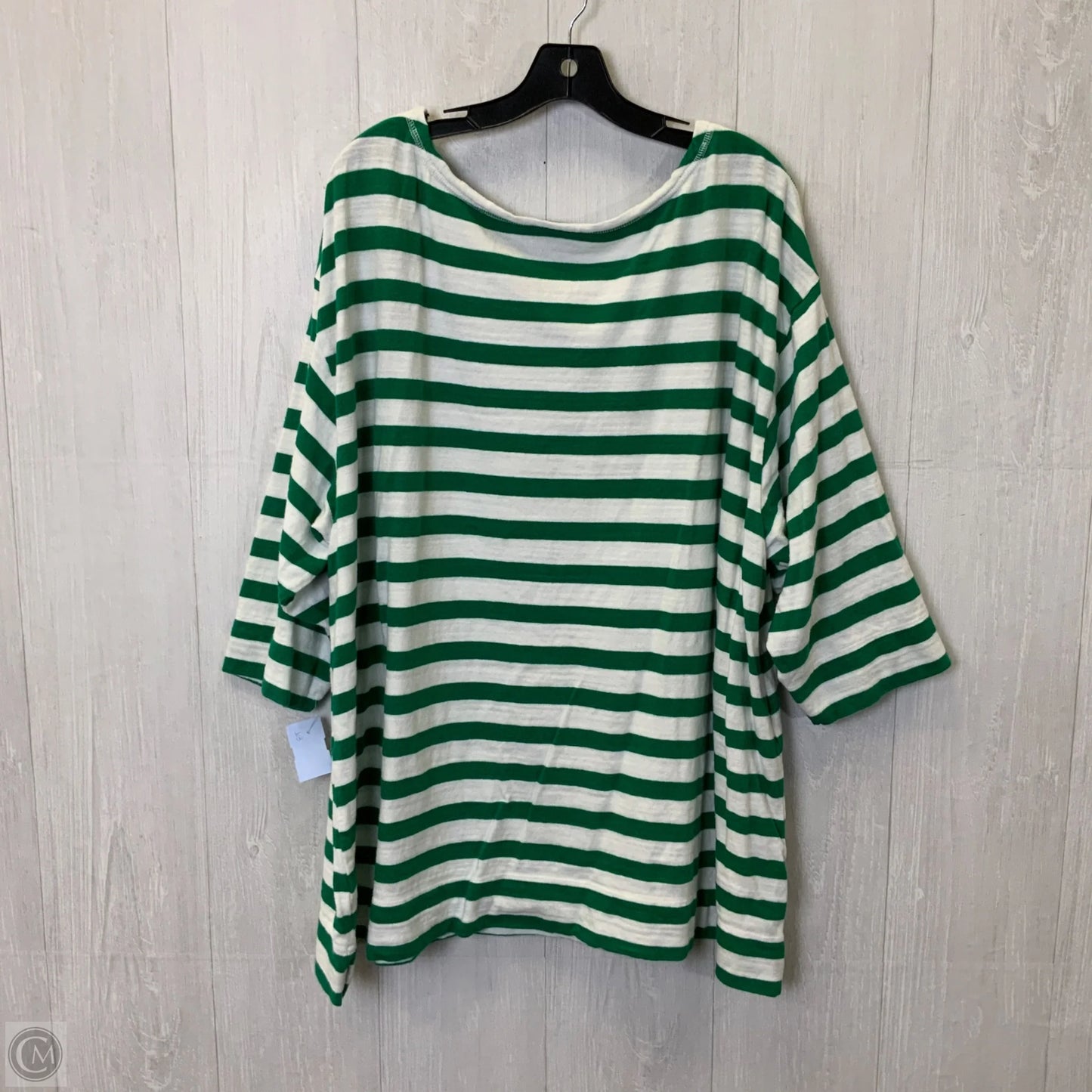 Top Long Sleeve By Lane Bryant In Green, Size: 4x