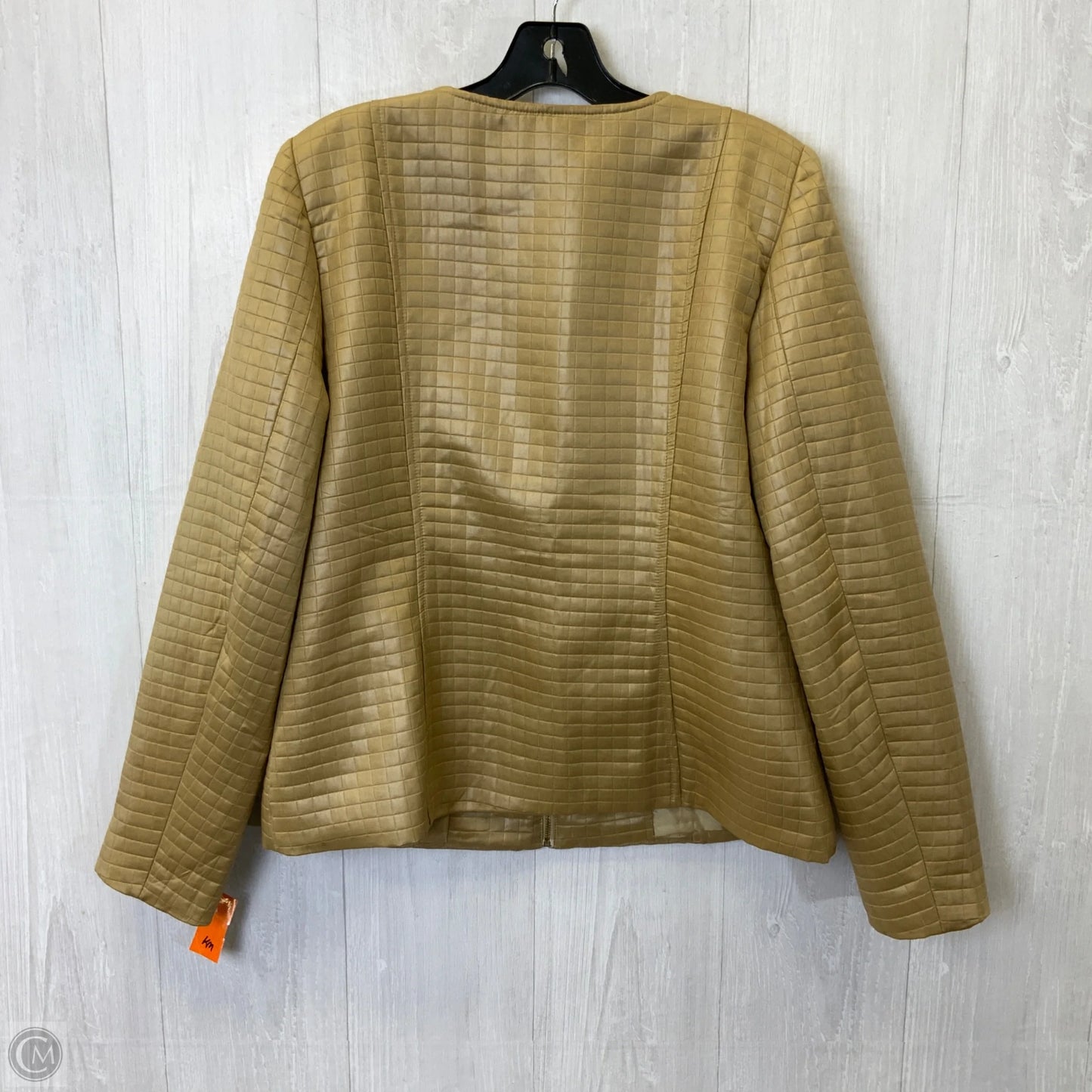 Jacket Other By Valerie Stevens In Gold, Size: L