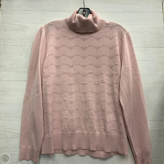 Top Long Sleeve By Love Scarlett In Pink, Size: Xl