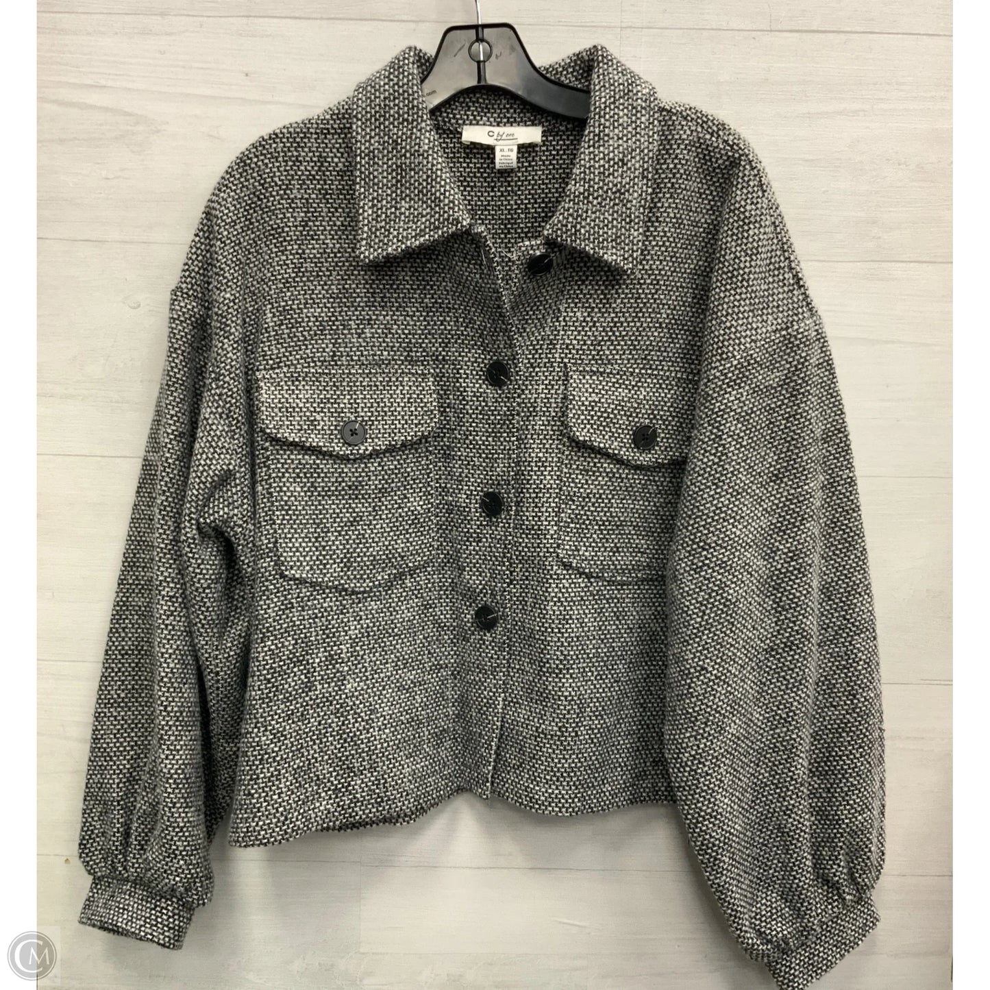 Jacket Other By Clothes Mentor In Grey, Size: Xl