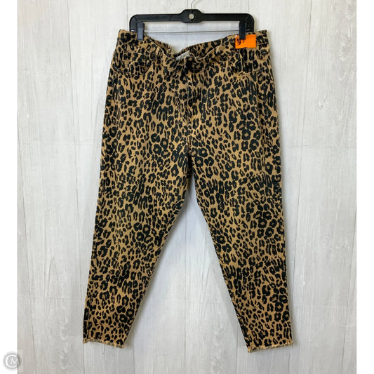 Jeans Skinny By Lane Bryant In Animal Print, Size: 22
