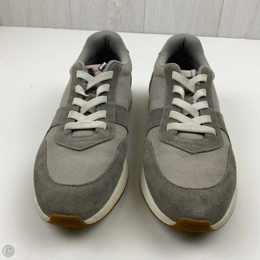 Shoes Sneakers By Toms In Grey & Pink, Size: 8