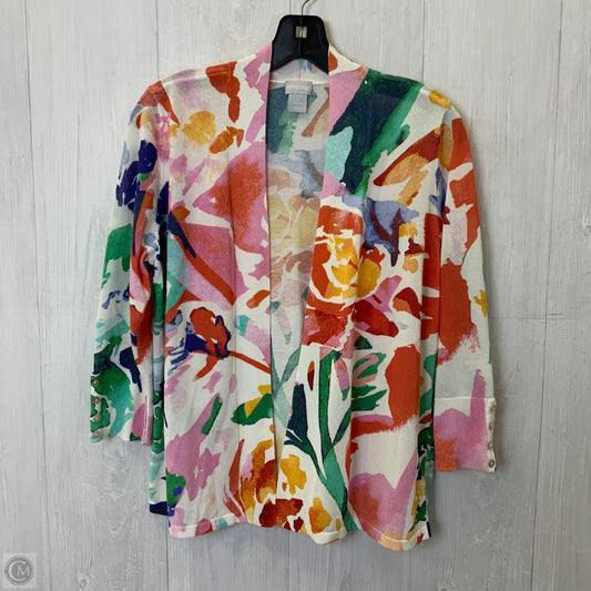 Cardigan By Chicos In Multi-colored, Size: M