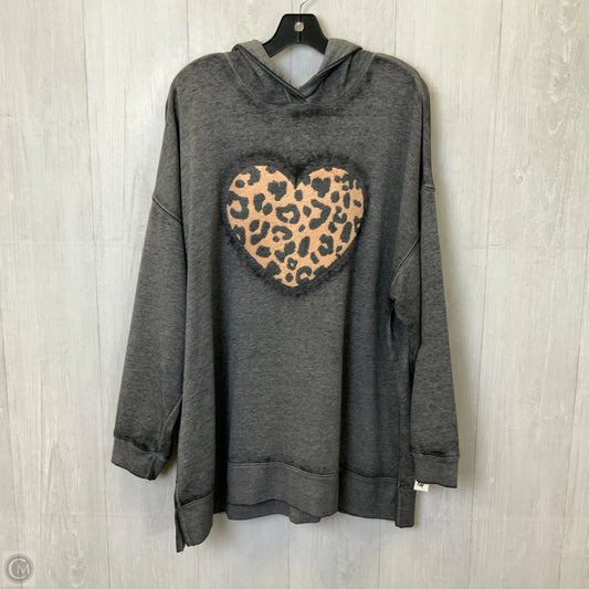 Sweater By Lane Bryant In Grey, Size: 1x