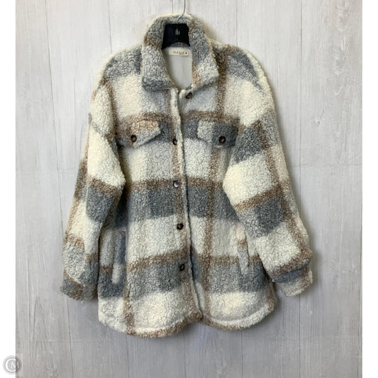 Jacket Faux Fur & Sherpa By Clothes Mentor In Multi-colored, Size: S