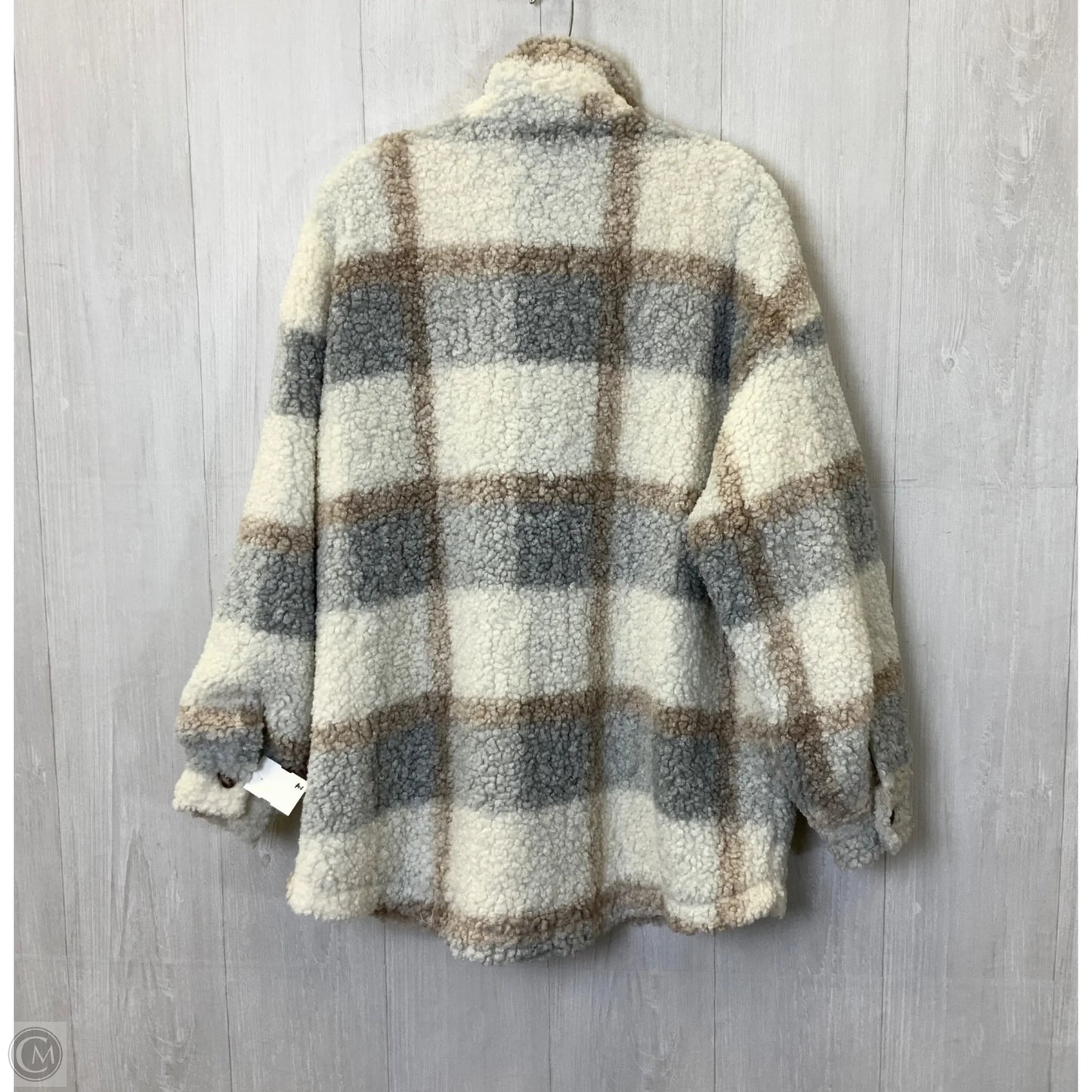 Jacket Faux Fur & Sherpa By Clothes Mentor In Multi-colored, Size: S
