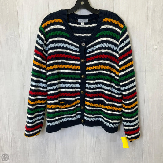 Cardigan By Clothes Mentor In Multi-colored, Size: 1x