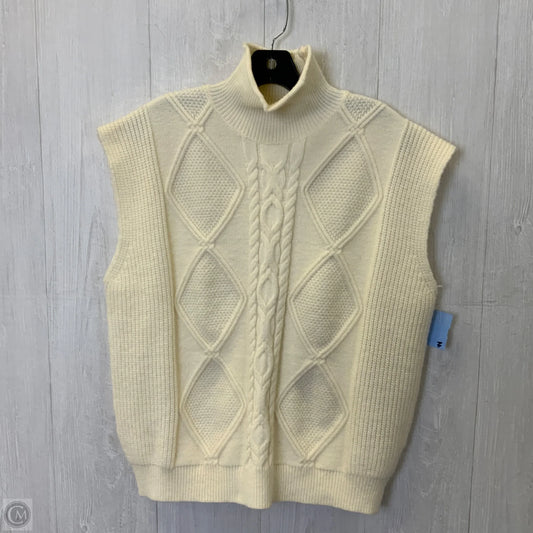 Vest Sweater By Line & Dot In Cream, Size: L
