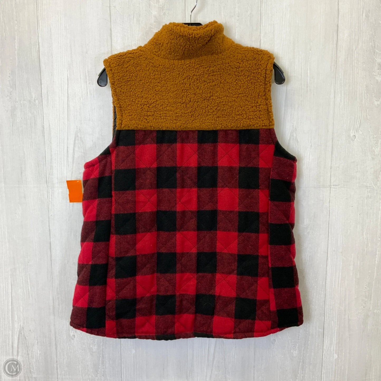 Vest Other By Maurices In Black & Red, Size: Xl
