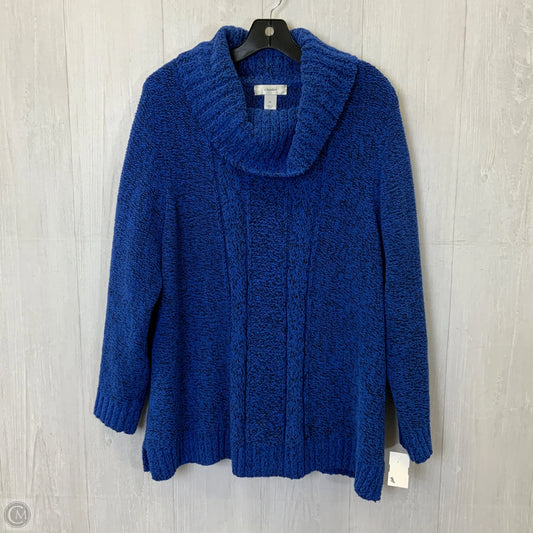 Sweater By Cj Banks In Blue, Size: 2x