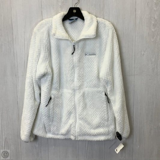 Jacket Faux Fur & Sherpa By Columbia In White, Size: L