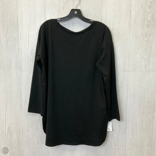 Tunic Long Sleeve By J. Jill In Black, Size: M