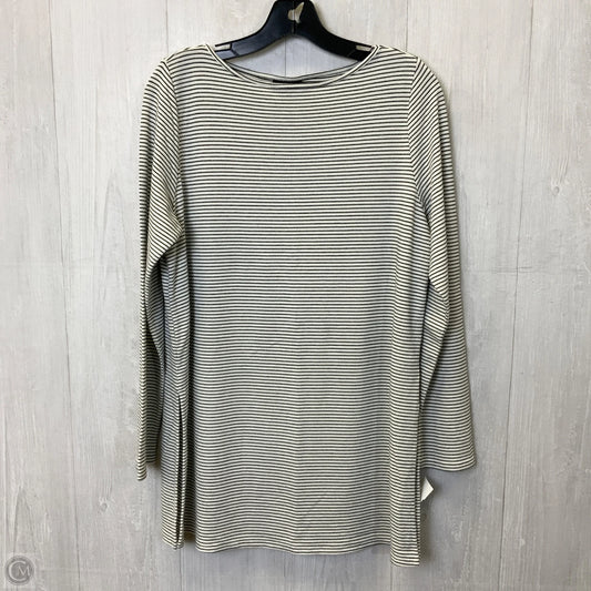 Top Long Sleeve By J. Jill In Striped Pattern, Size: M