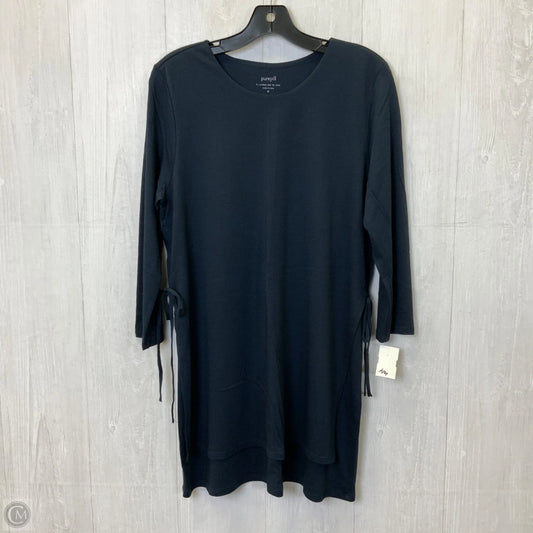 Tunic Long Sleeve By Pure Jill In Navy, Size: M