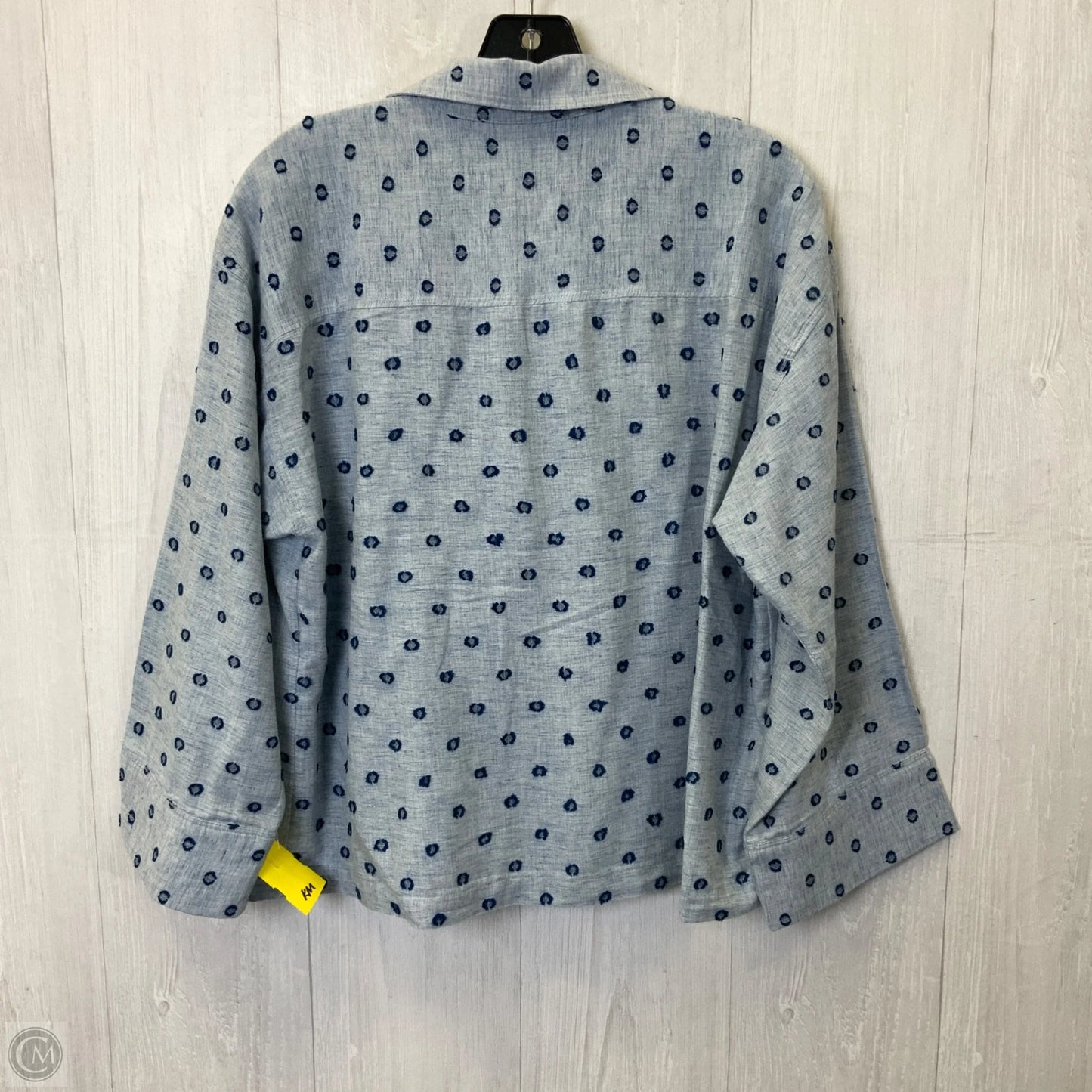 Top Long Sleeve By Loft In Blue, Size: M