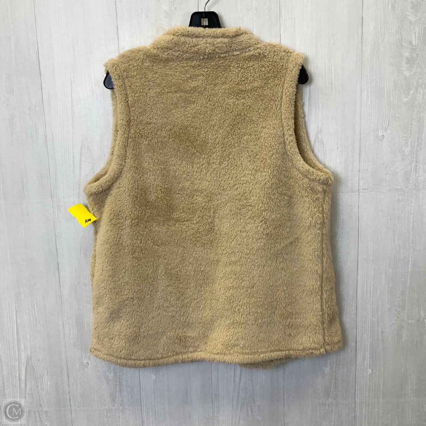 Vest Faux Fur & Sherpa By Lucky Brand In Tan, Size: M