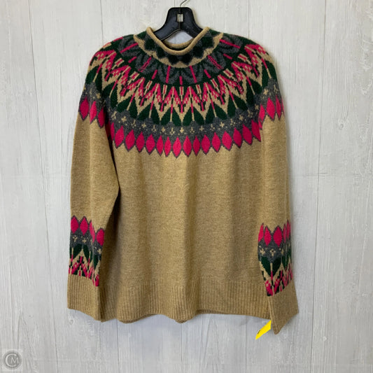 Sweater By Cece In Pink & Tan, Size: L
