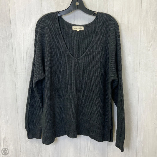Sweater By Lucky Brand In Grey, Size: L