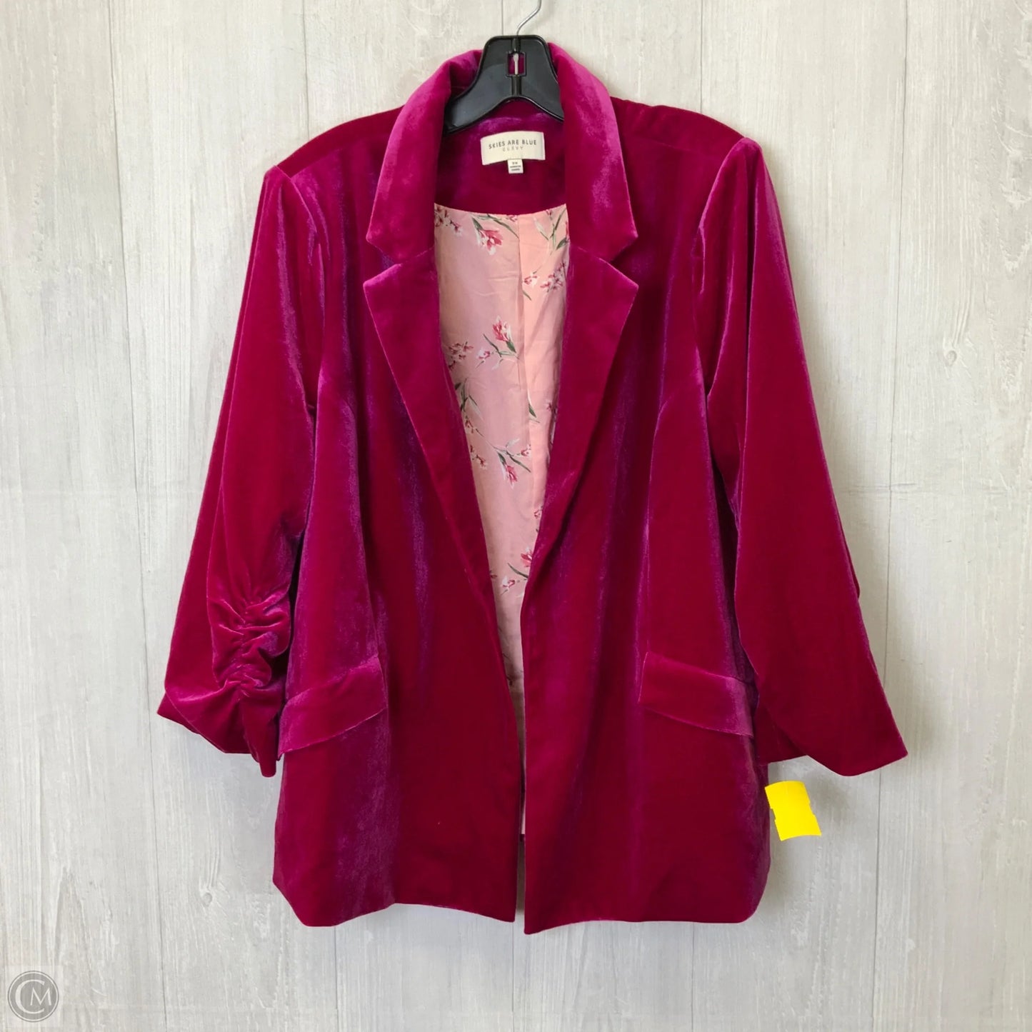 Blazer By Skies Are Blue In Pink, Size: 2x