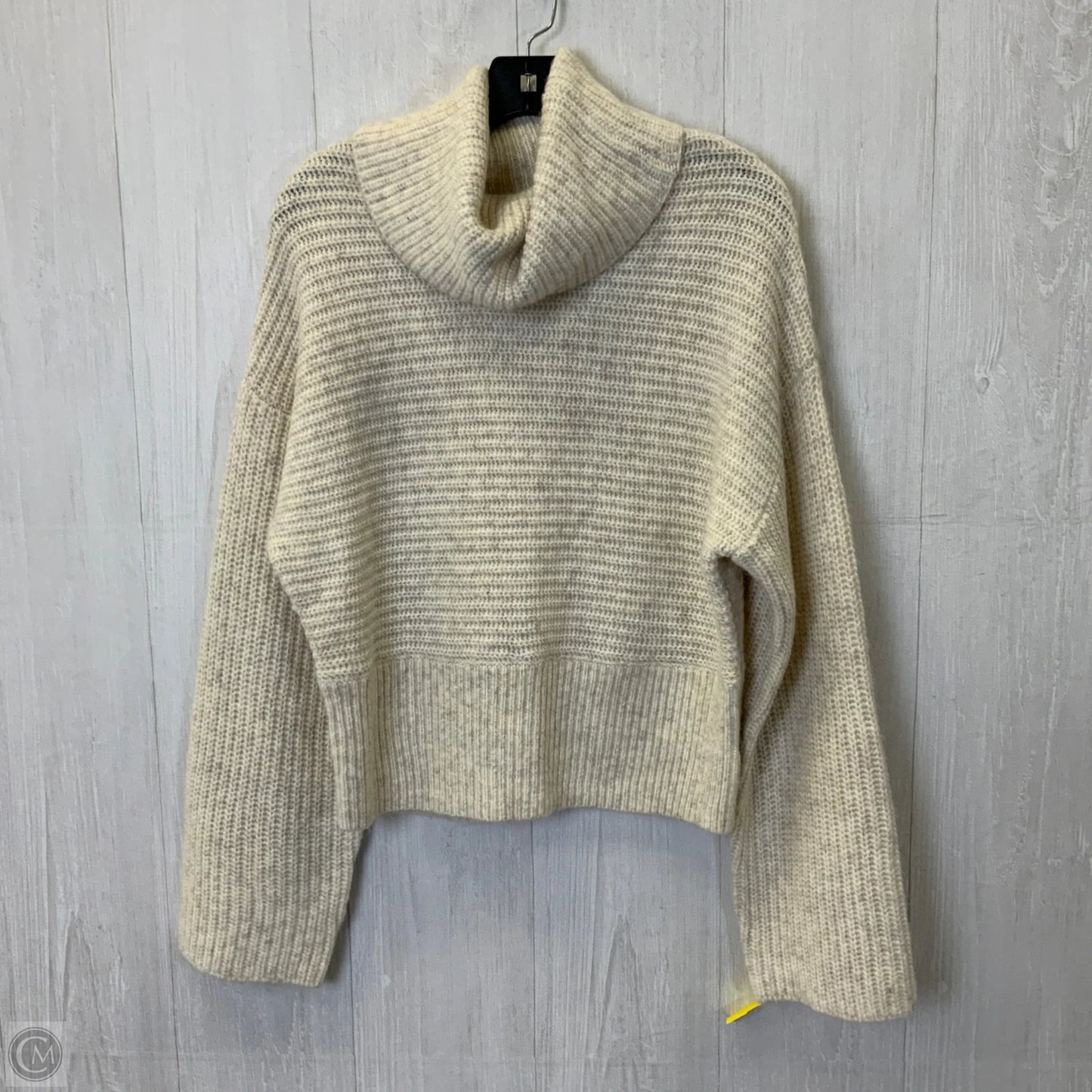 Sweater By Express In Cream, Size: L