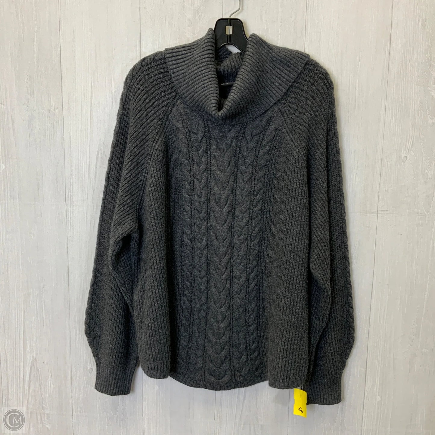 Sweater By Lane Bryant In Grey, Size: 3x