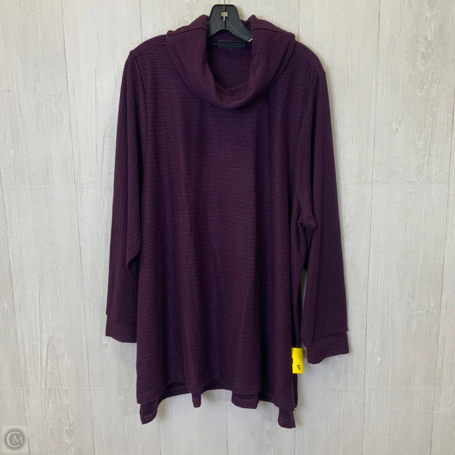 Top Long Sleeve By Lane Bryant In Purple, Size: 4x