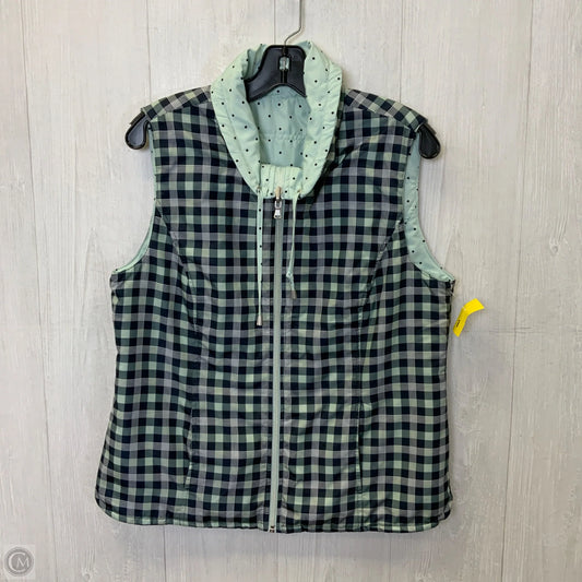 Vest Puffer & Quilted By Clothes Mentor In Plaid Pattern, Size: S