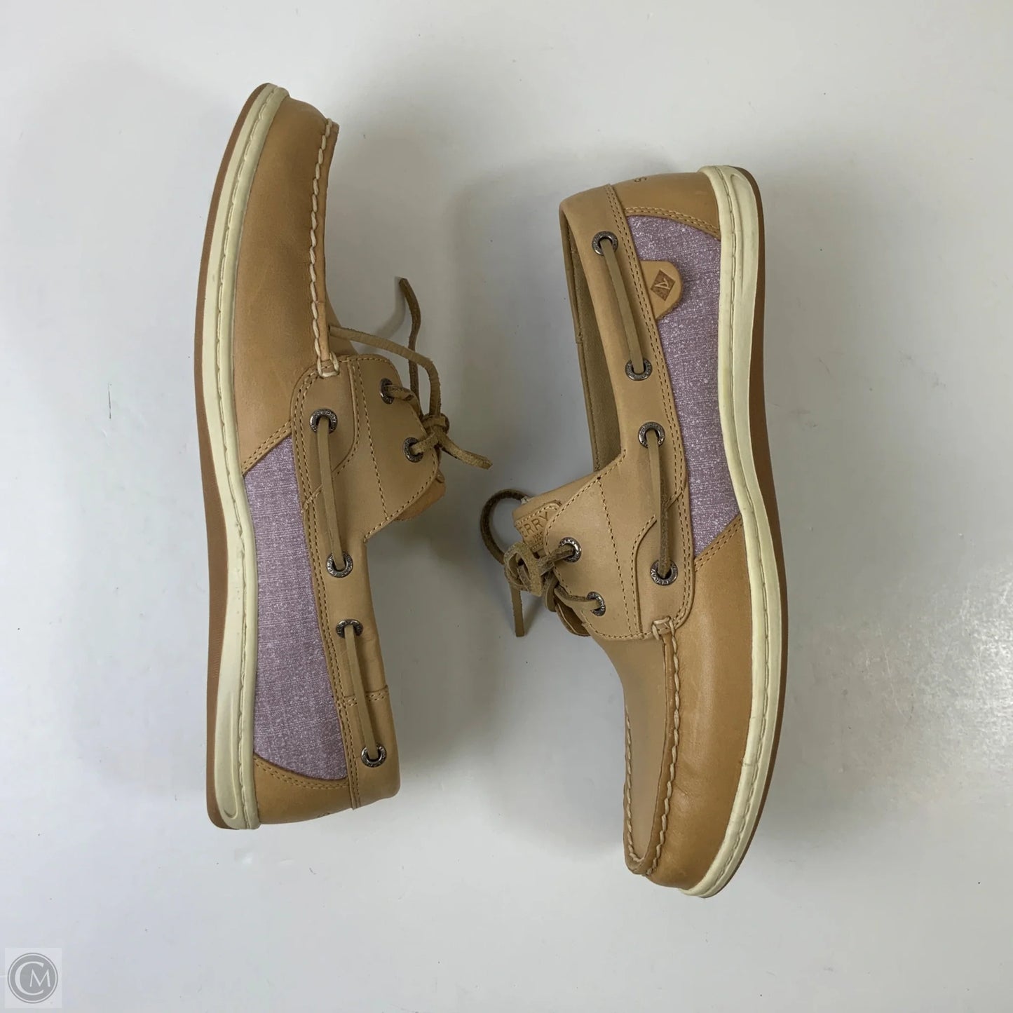 Shoes Flats By Sperry In Brown & Purple, Size: 12