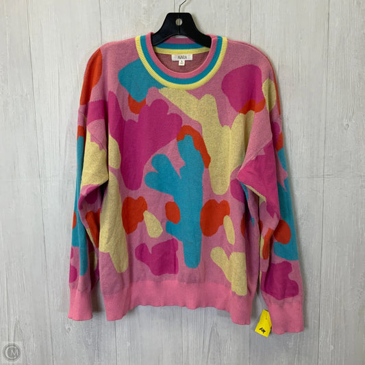 Sweater By Clothes Mentor In Multi-colored, Size: L