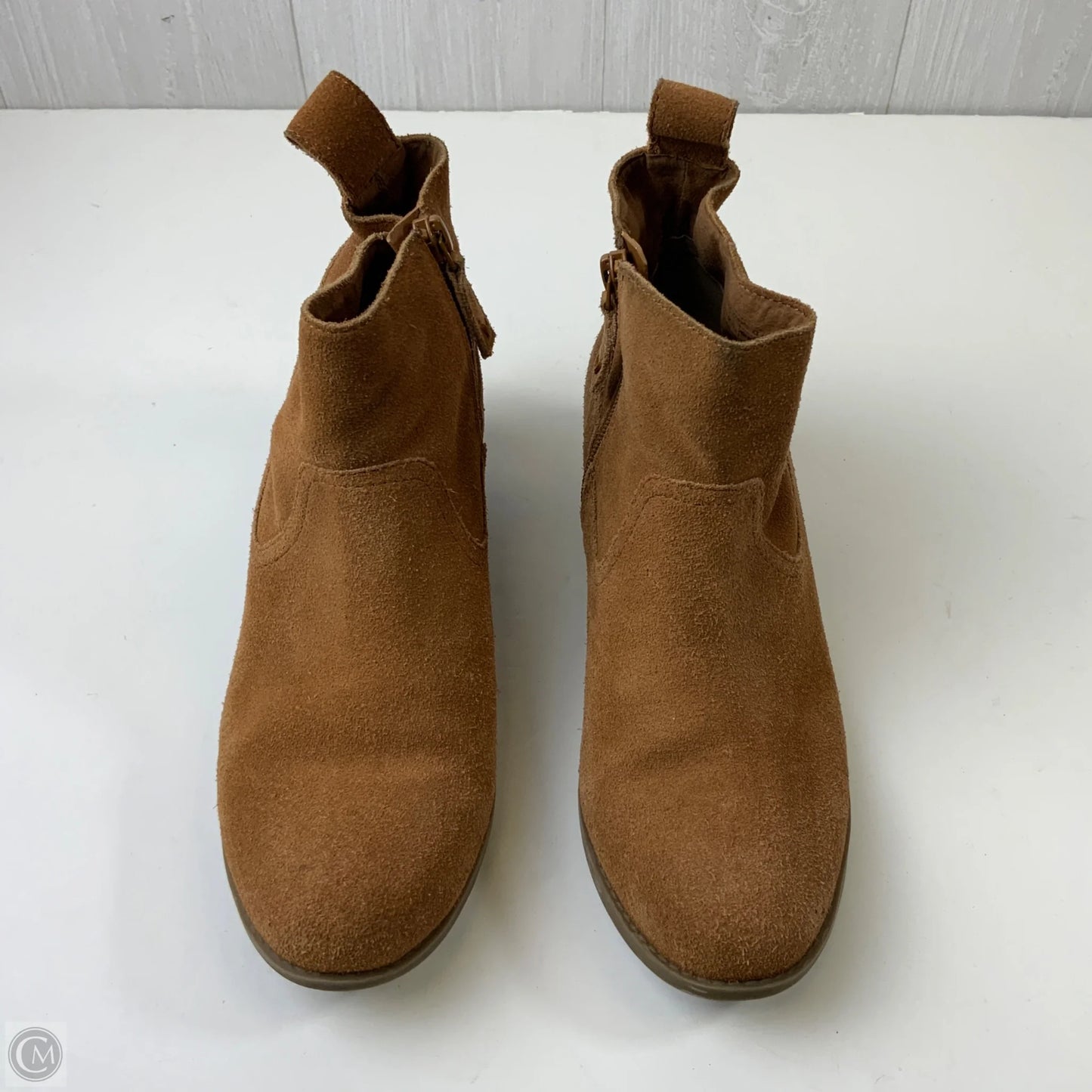 Boots Ankle Flats By Vionic In Brown, Size: 8.5