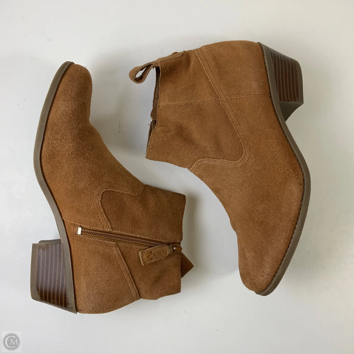 Boots Ankle Flats By Vionic In Brown, Size: 8.5