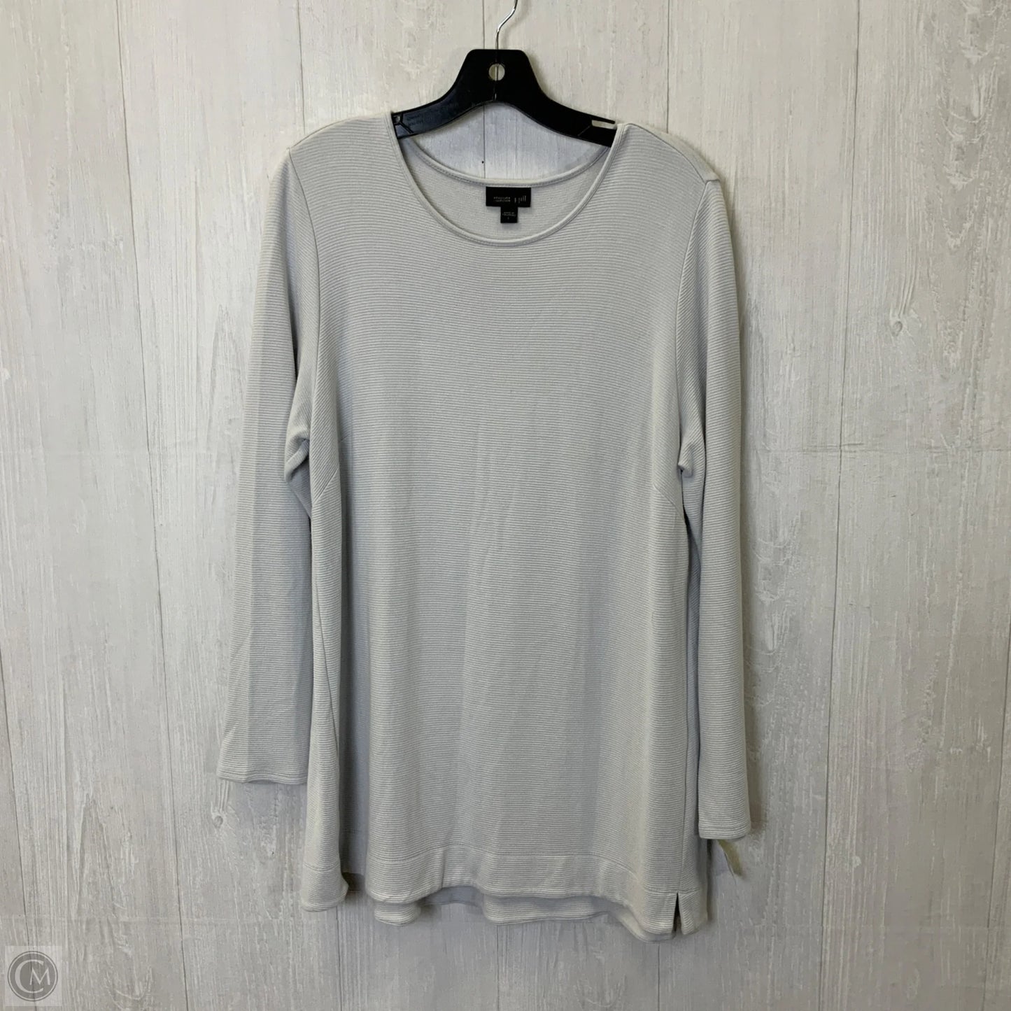 Tunic Long Sleeve By J. Jill In Grey, Size: L