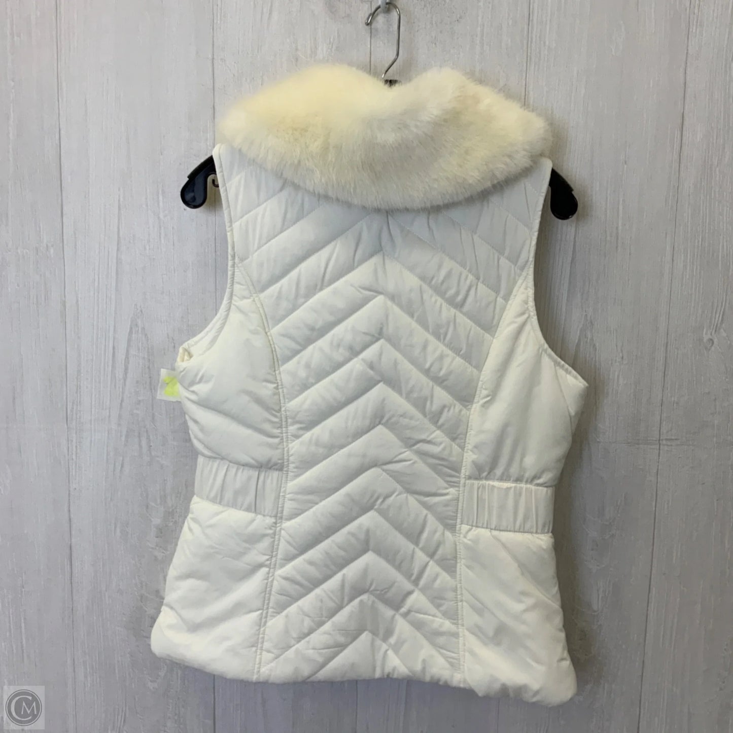 Vest Puffer & Quilted By White House Black Market In Cream, Size: M