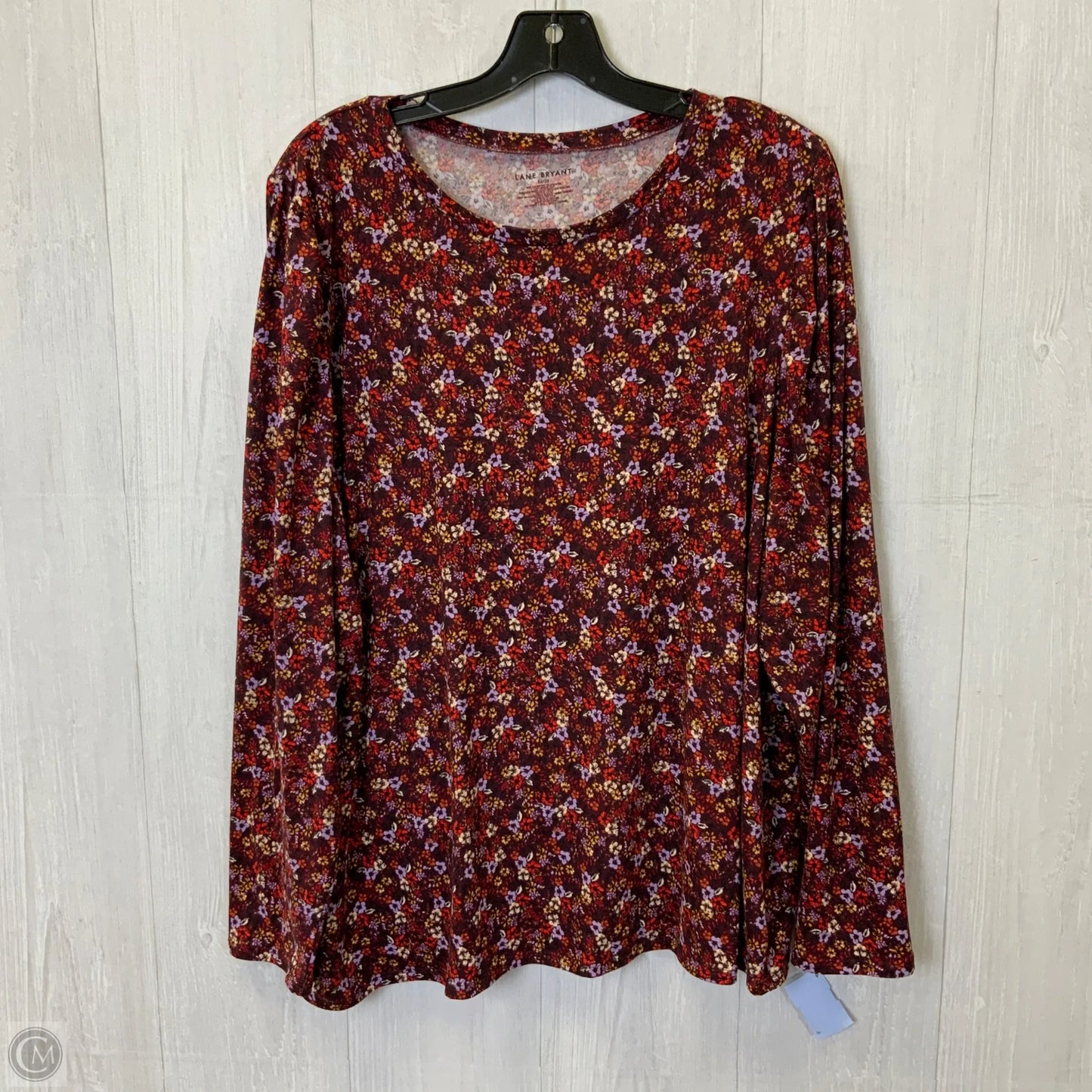 Top Long Sleeve By Lane Bryant In Floral Print, Size: 4x