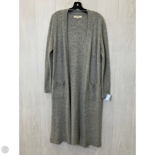 Sweater Cardigan By Loft In Multi-colored, Size: M